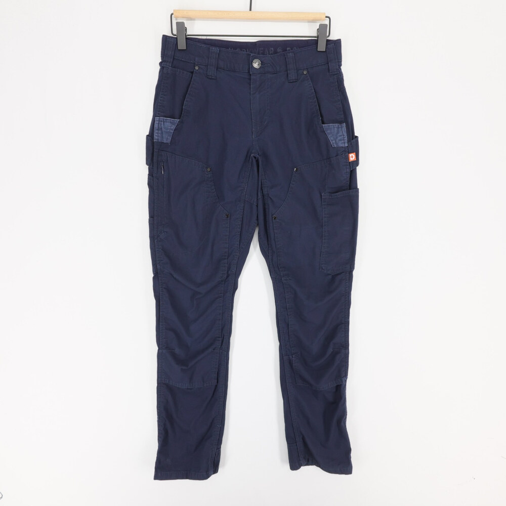 Dovetail Workwear Britt X Pants Womens 2x32 Navy Blue Ripstop Work Utility Cargo